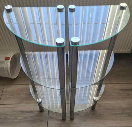 Photo of free 2x glass corner tables (Sandbach CW11) #2
