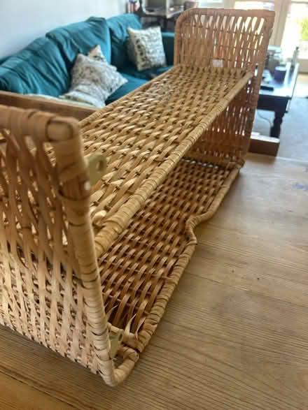 Photo of free Wicker shelves. Brand new (Acton/Askew Road) #3