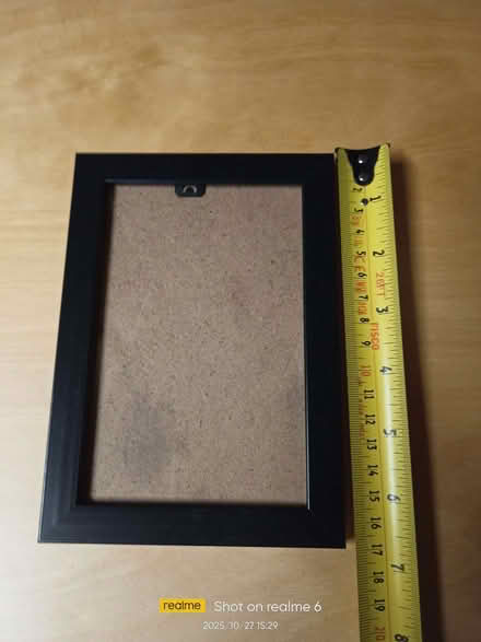 Photo of free Small black photo frame - size in photos (Fords Farm RG31) #1
