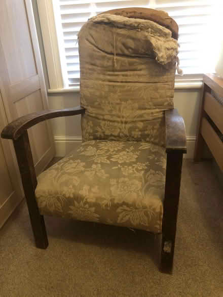 Photo of free Old nursery chair - Great project. Solid wood. (Wells BA5) #1