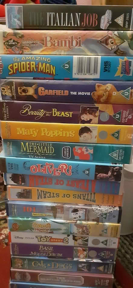 Photo of free Selection of VHS Tapes (Bradville MK13) #2