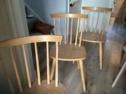 Photo of free 3 ikea kitchen chairs (Barcombe BN8) #1