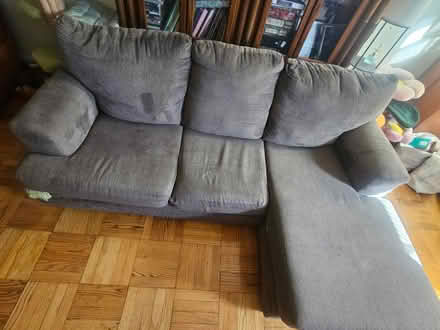 Photo of free Sofa with Chaise Lounge (Inwood) #3
