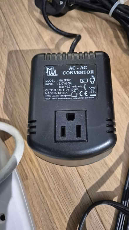 Photo of free US power adapter and leads (Guildford) #4