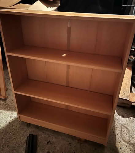 Photo of free Light pine bookshelf wardrobe set (CM3 East Hanningfield.) #1