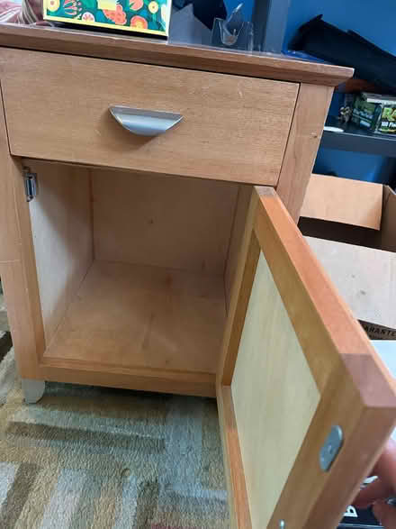 Photo of free Wooden side table (San Rafael) #2
