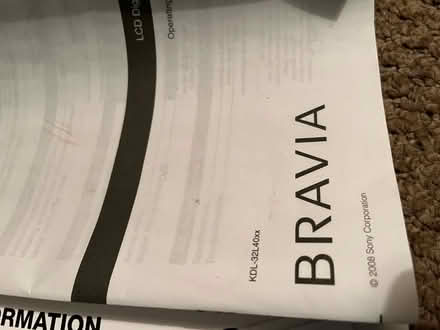 Photo of free Sony Bravia 32-inch LCD TV & Remote (Larne BT40) #4