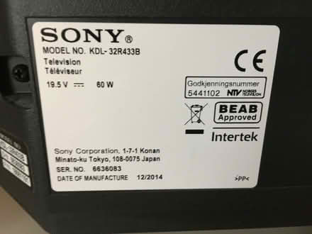 Photo of free TV, Sony KDL-32R433B (2015) (Barleybank G66) #2
