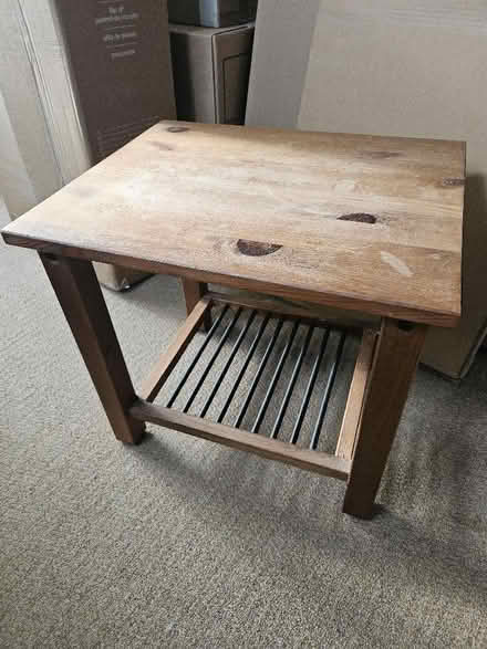 Photo of free Pine Table (Stretford Motorway Estate M41) #1