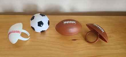 Photo of free Plastic kiddie Sports Ball rings (Redwood Shores library) #1