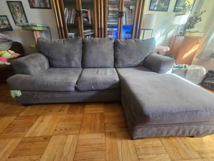 Photo of free Sofa with Chaise Lounge (Inwood) #2