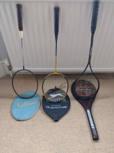 Photo of free 2 Badminton racquets 1 Squash racquet (IP4) #1
