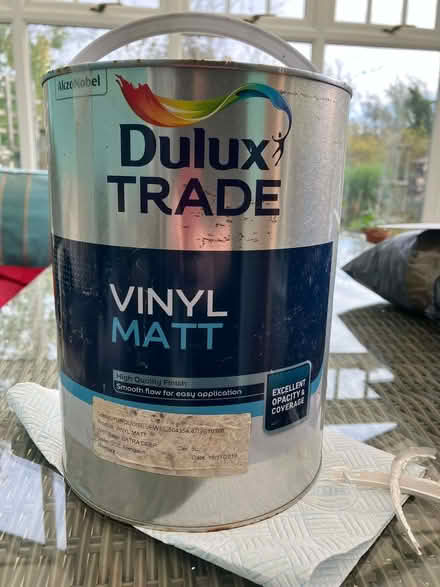 Photo of free 5L Tin of Dulux 'Turquoise Jewel' Paint (Sutton Pools OX14) #1