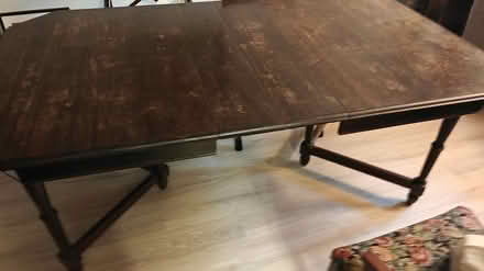 Photo of free CURB ALERT dining table and chairs (2808 Tradewind Dr., Miss.) #1