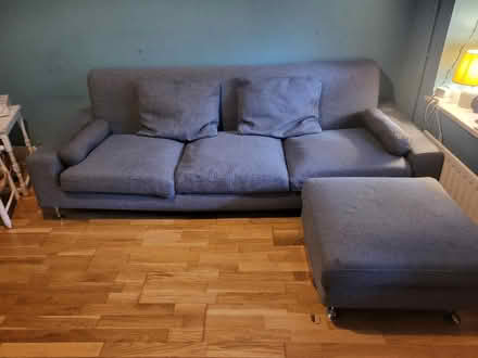 Photo of free Sofa and footstool (Surbiton, KT6) #1