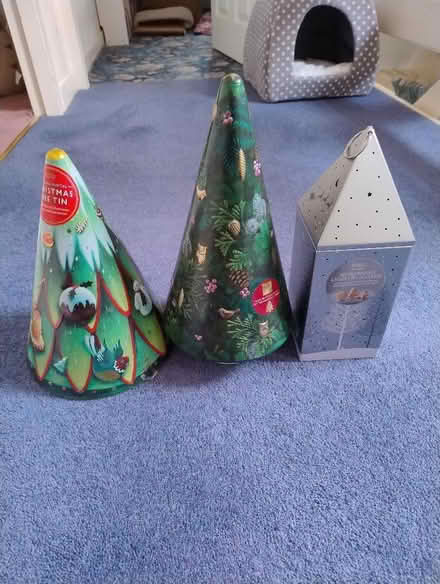 Photo of free Used M&S Christmas biscuits tins (Cheadle Hulme SK8) #1