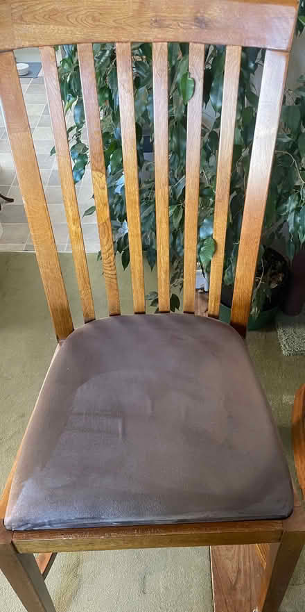 Photo of free Two sturdy dinning room chairs (Stowupland IP14) #1