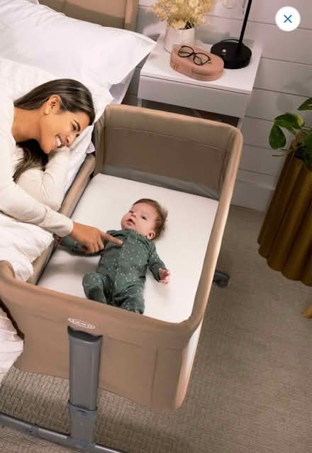 Photo of free Cot by bed brown (Mk16 0pj) #1