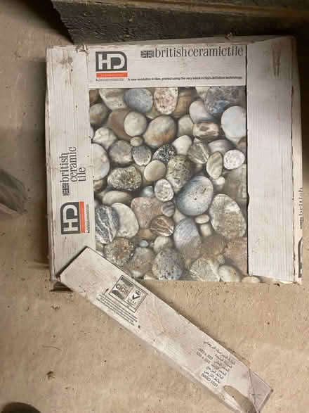 Photo of free Box of tiles (Featherstone Grove NE3) #1