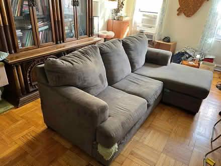 Photo of free Sofa with Chaise Lounge (Inwood) #1