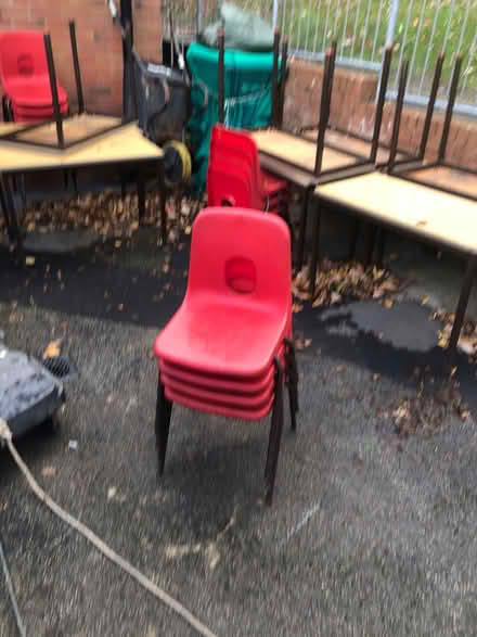 Photo of free School chairs and tables (Somerset .) #1