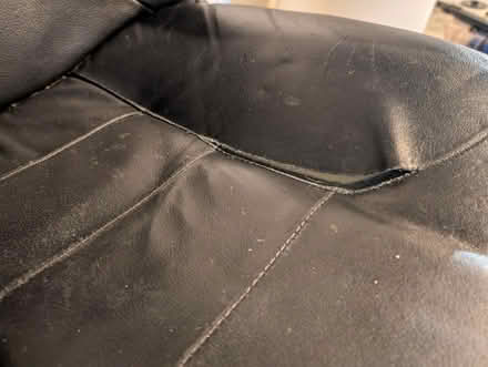 Photo of free Leather Office Chair (Brant and QEW) #3