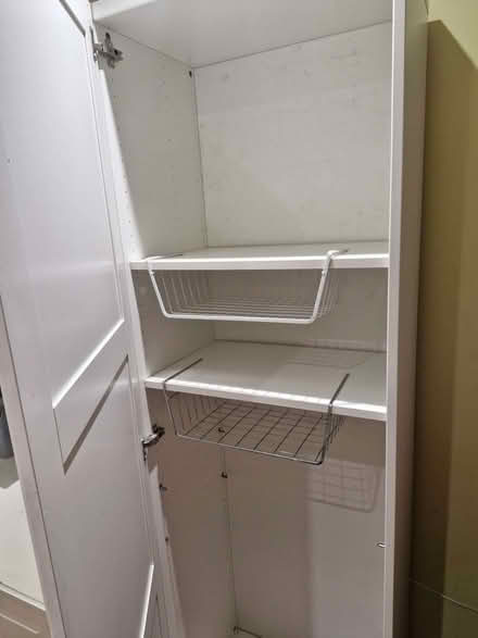 Photo of free ikea besta single wardrobe (Church Village CF38) #3