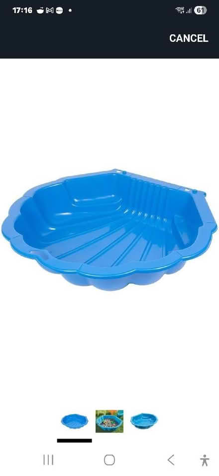 Photo of Plastic paddling pool (Mile Cross NR3) #1