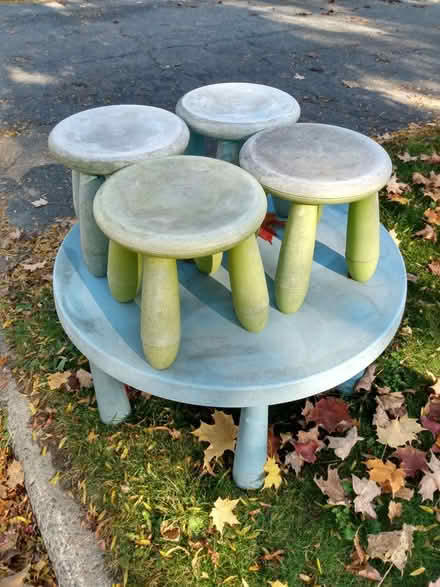 Photo of free Plastic Table Chairs Garbage Friday (Near Baseline Rd. & Clyde Ave.) #1