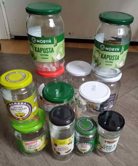 Photo of free 12 glass jars with lids (Moseley B13) #3