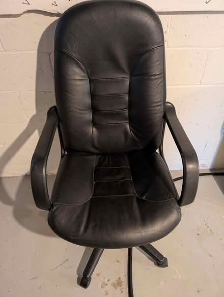 Photo of free Leather Office Chair (Brant and QEW) #1