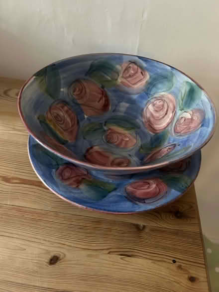 Photo of free Pretty serving bowl & plate (Marden, Devizes SN10) #2