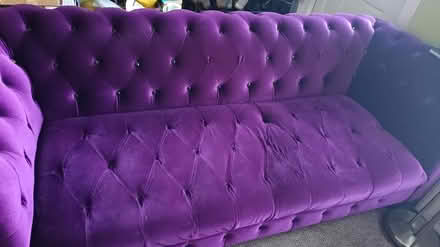 Photo of free 3 seater purple chesterfield (New Town CO1) #1