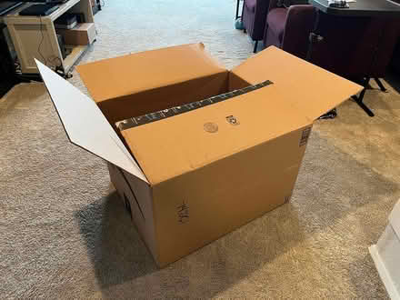 Photo of free big sturdy box (downtown Edmonds) #1