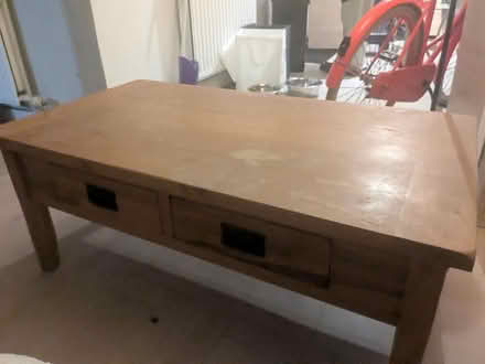 Photo of free Solid wood coffee table (dublin 12) #1