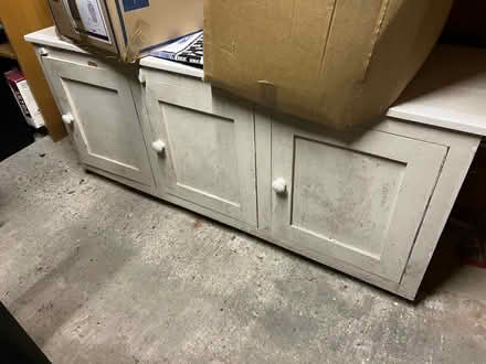 Photo of free Large white wood box unit (CM3 East Hanningfield.) #2