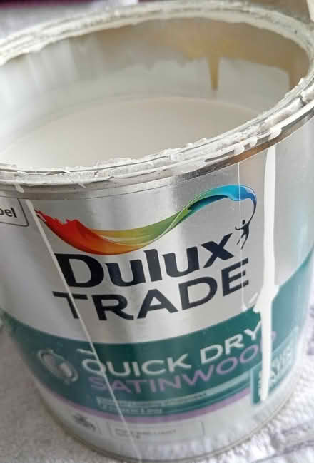 Photo of free 2.5L White Satinwood Paint (LE8 5AH) #3