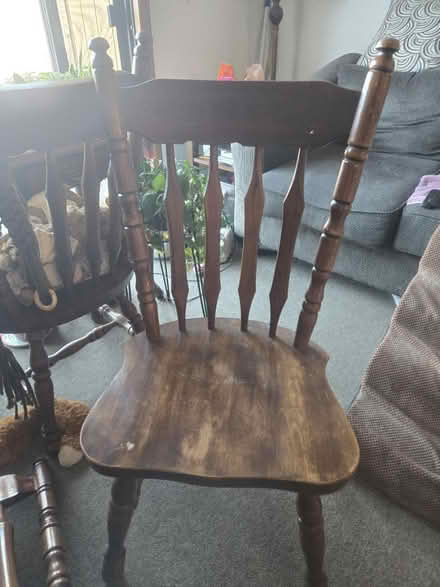 Photo of free No Holds. 3 dining room chairs (Howell, MI) #3