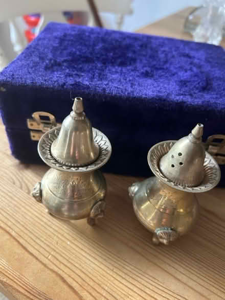 Photo of free Silver-plate Salt & Pepper Shakers (Marden, Devizes SN10) #1