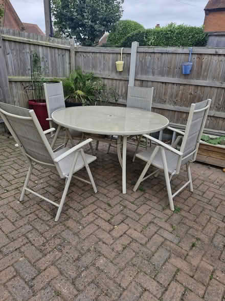 Photo of free Patio table and chairs (Burnham on Crouch CM0) #2