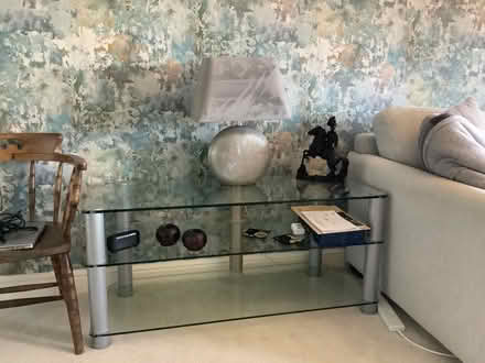Photo of free Glass tv unit (Barnsley S70 6PY) #1