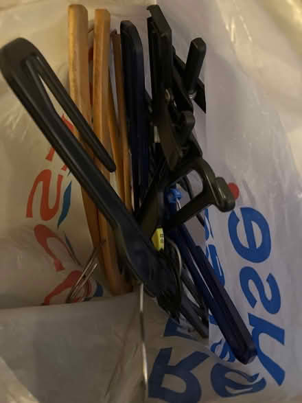 Photo of free Bag of mixed hangers (Ashford TW15) #1