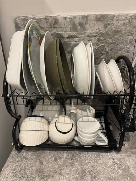 Photo of free Dish Rack and dishes (Ealing Broadway W7) #1