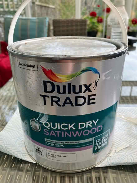 Photo of free Quick Dry Satinwood Paint (Sutton Pools OX14) #1