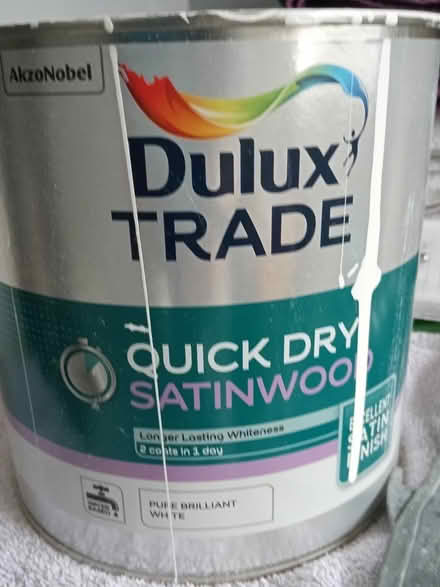 Photo of free 2.5L White Satinwood Paint (LE8 5AH) #4