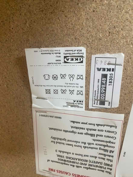 Photo of free IKEA cream tub chair (no legs ) (Colchester) #3