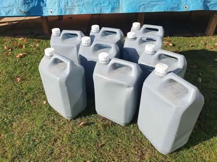Photo of free 9 x 4 litre plastic bottles (Welwyn AL6) #1