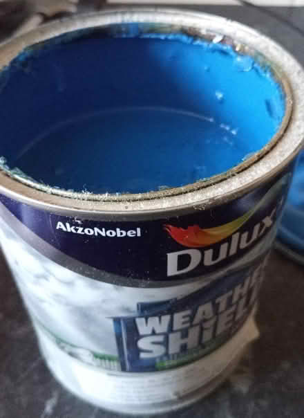 Photo of free 1L 'Atlantic Blue' Exterior Paint (LE8 5AH) #3