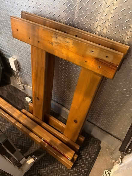 Photo of free Wood Bed Frame (Temecula) #1