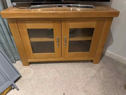 Photo of free Oak Tv Stand (Corringham SS17) #1